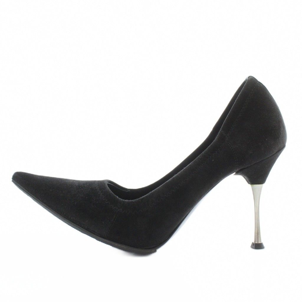 セルジオロッシ Sergio rossi パンプス スエード ポインテッドトゥ