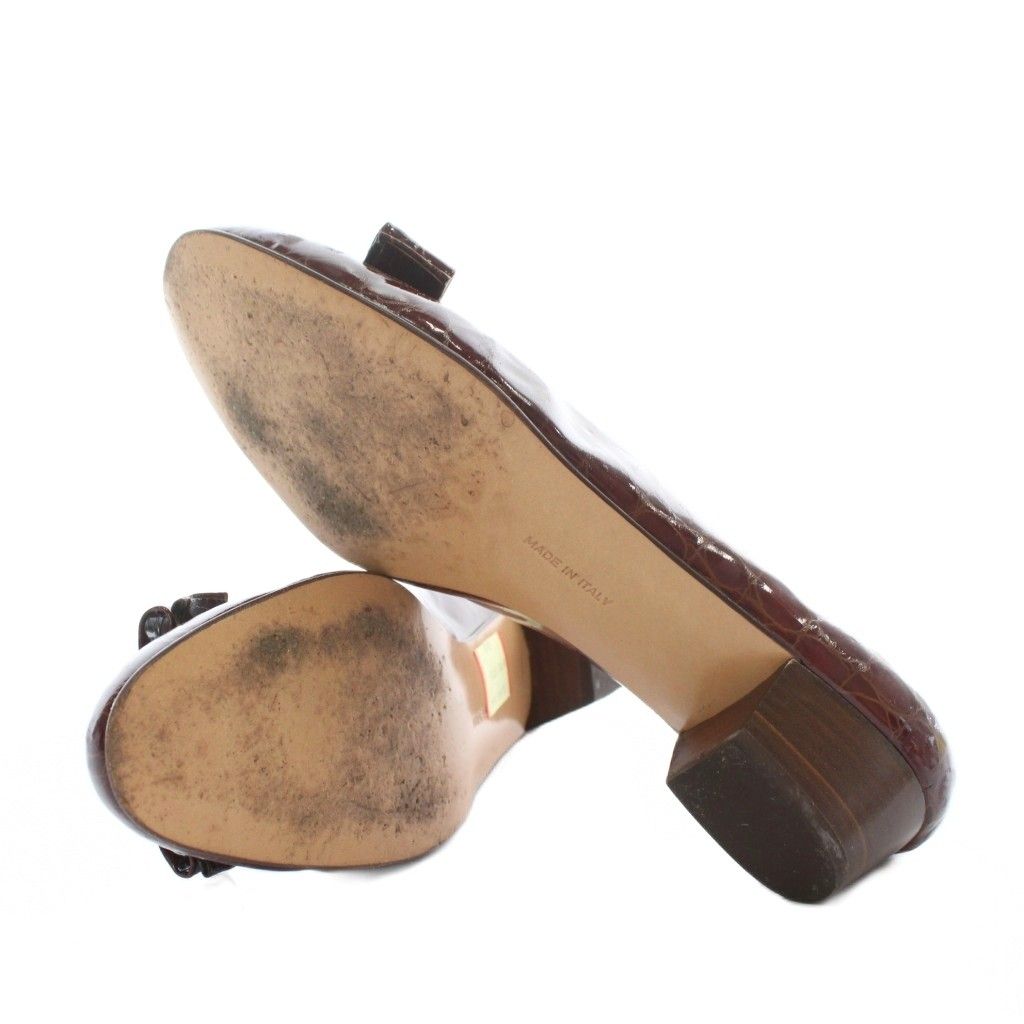 サルヴァトーレフェラガモ Salvatore Ferragamo ヴァラリボン パンプス