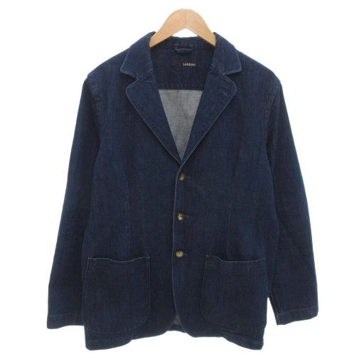 ラルディーニ LARDINI IGC801 JNAMA デニム テーラードジャケット XL