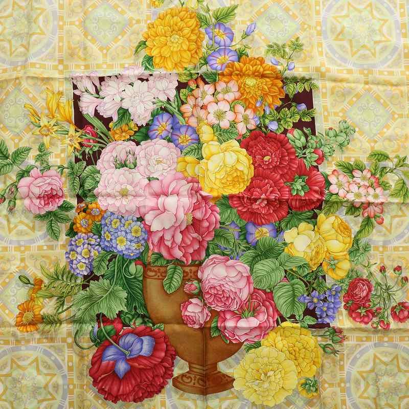 グッチ GUCCI ヴィンテージ 大判 スカーフ ストール ショール シルク