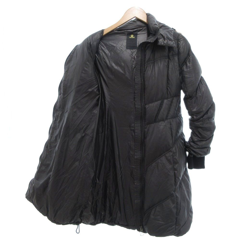 タトラス TATRAS ダウンコート ナイロン ラクーンファー フード付き 黒