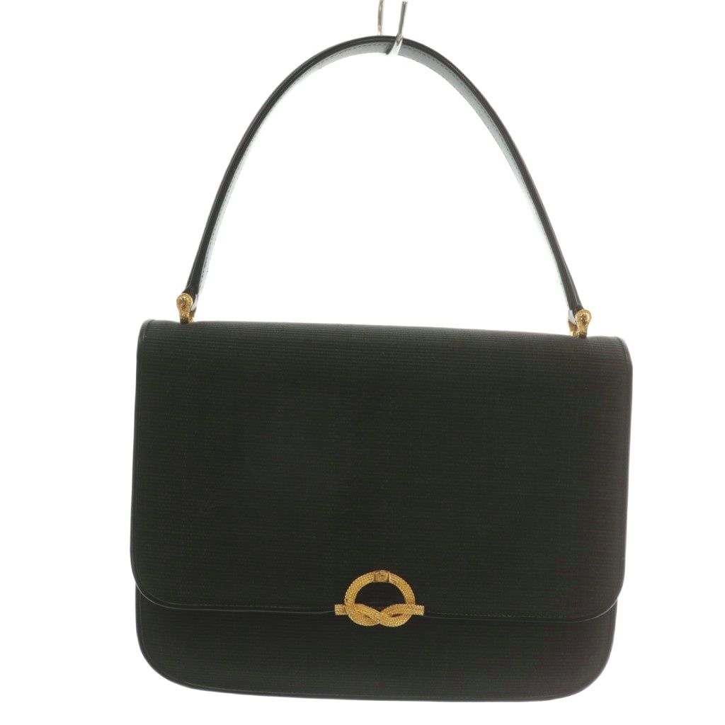 【中古】コンテス Comtesse ハンドバッグ ホースヘアー レザー ゴールド金具 黒 ブラック /XZ ■GY11 レディース コンテス Comtesse ハンドバッグ ホースヘアー レザー ゴールド金具 黒