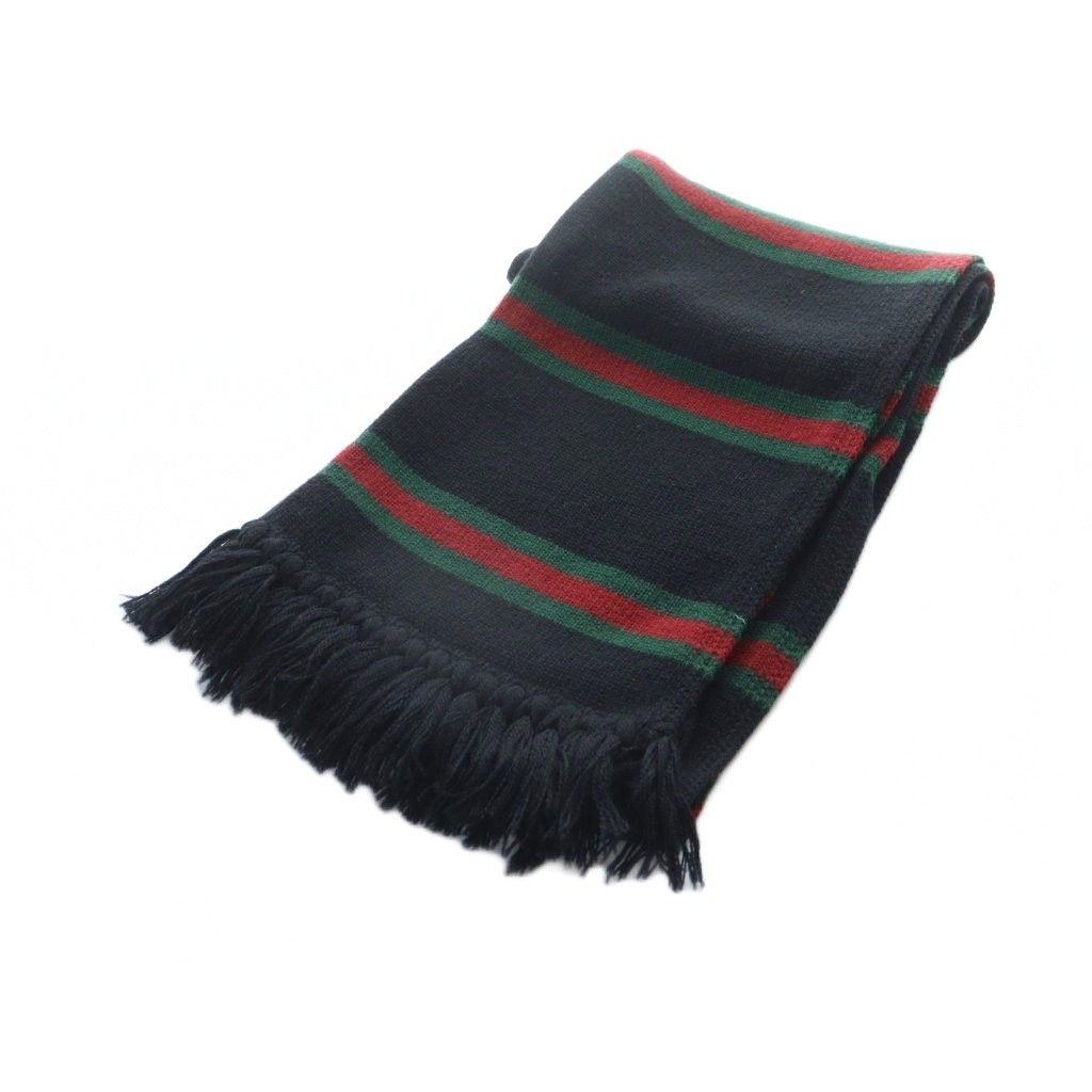 グッチ GUCCI マフラー ストール ロゴ アウトレット シェリーライン