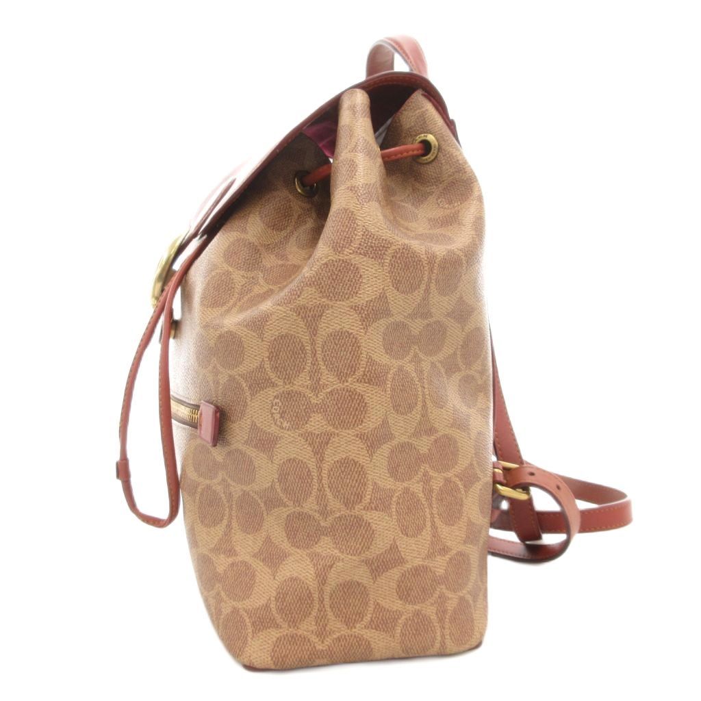 コーチ COACH 68563 シグネチャー リュックサック デイバッグ ロゴ PVC