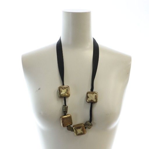 マルニ MARNI ネックレス ペンダント アクセサリー リボン ロゴ