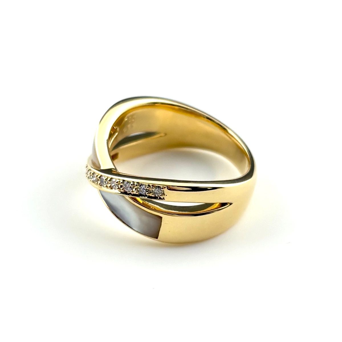 【TASAKI】タサキ　メレダイヤ　ホワイトゴールド　リング タサキ TASAKI パール デザインリング YG イエローゴールド 指輪