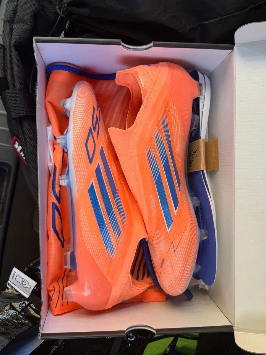 アディダス F 50 エリート FG ビーム オレンジ LUCY ルシ ブルー 280 mm