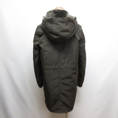 アイシービー iCB 美品 フーデッド モッズコート 2WAY キルティング