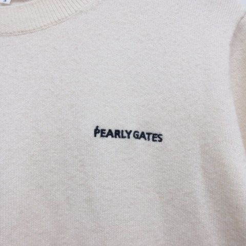 パーリーゲイツ PEARLY GATES ゴルフウェア カシミヤ100％ ニット