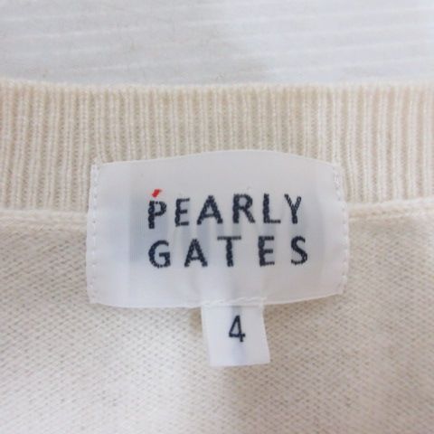 パーリーゲイツ PEARLY GATES ゴルフウェア カシミヤ100％ ニット