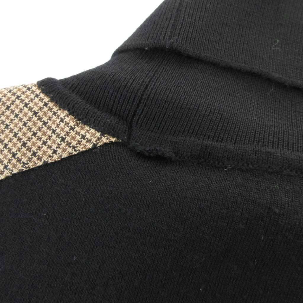 ダンヒル dunhill 近年 ニット セーター 長袖 タートルネック チェック
