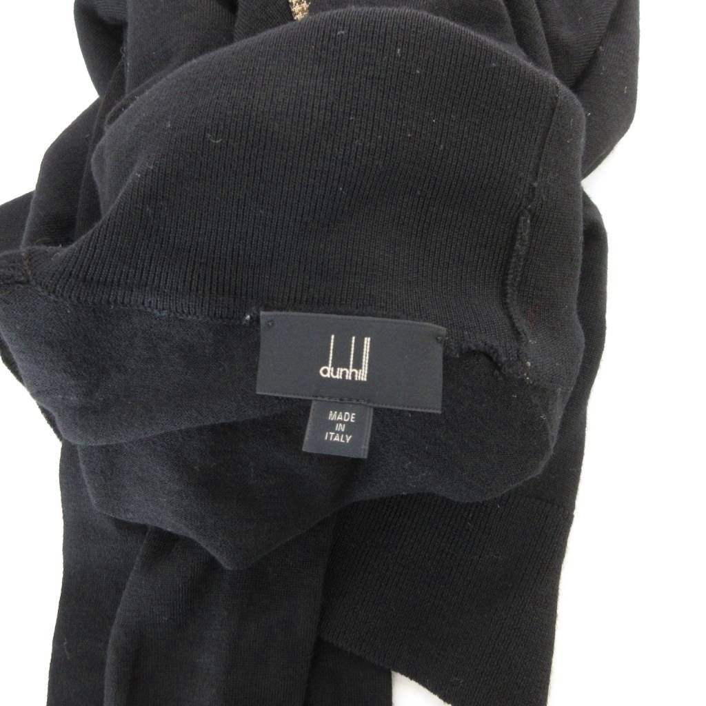 ダンヒル dunhill 近年 ニット セーター 長袖 タートルネック チェック