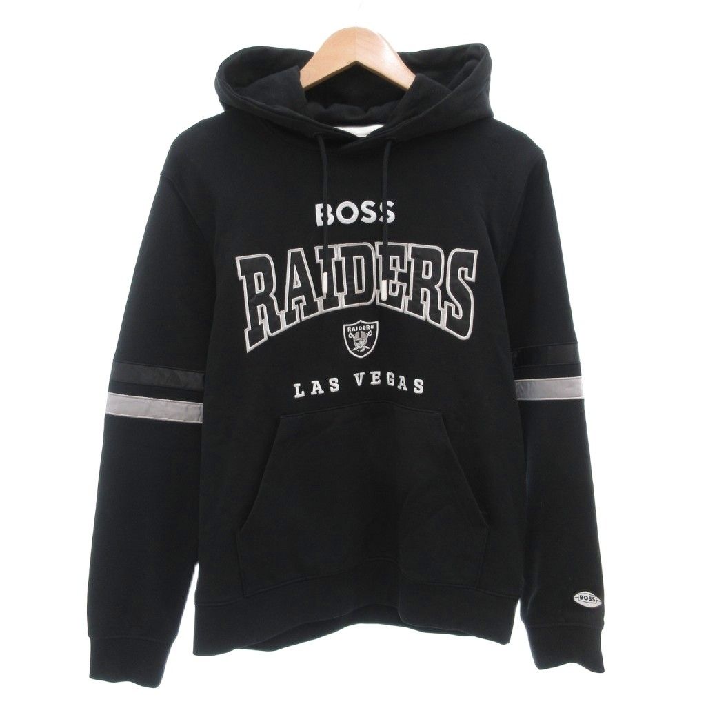 【中古】ヒューゴボス HUGO BOSS NFL ラスベガスレイダースタッチダウンプルオーバースウェット パーカー S ヒューゴボス HUGO BOSS NFL ラスベガスレイダースタッチダウンプル
