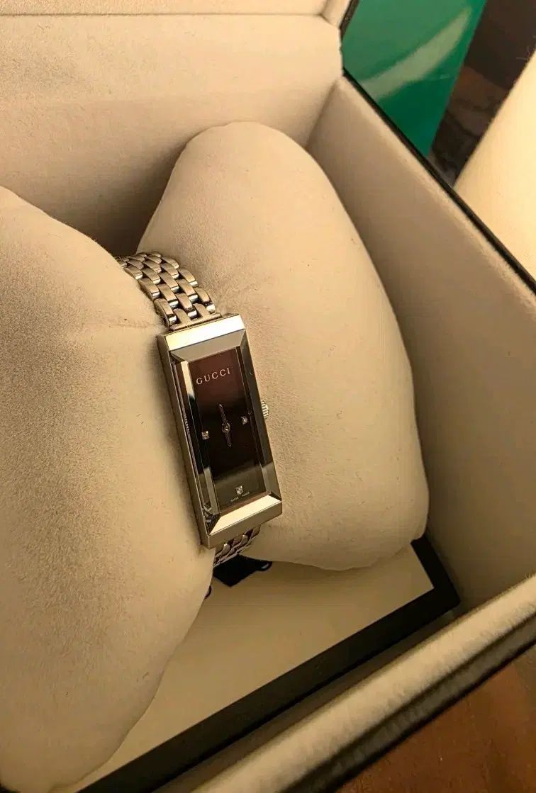 フルセット グッチ クリスタル Starship Square スタシ 腕時計