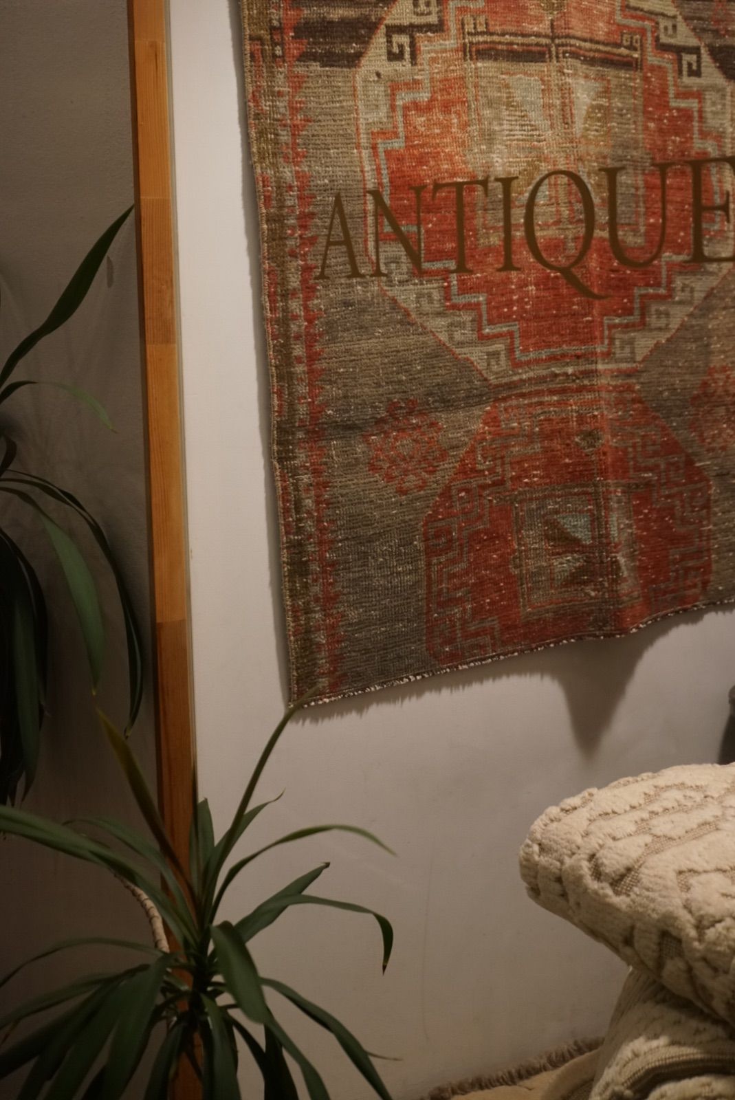 ヴィンテージラグ トルコ アナトリア スモールサイズ ブラウン 114