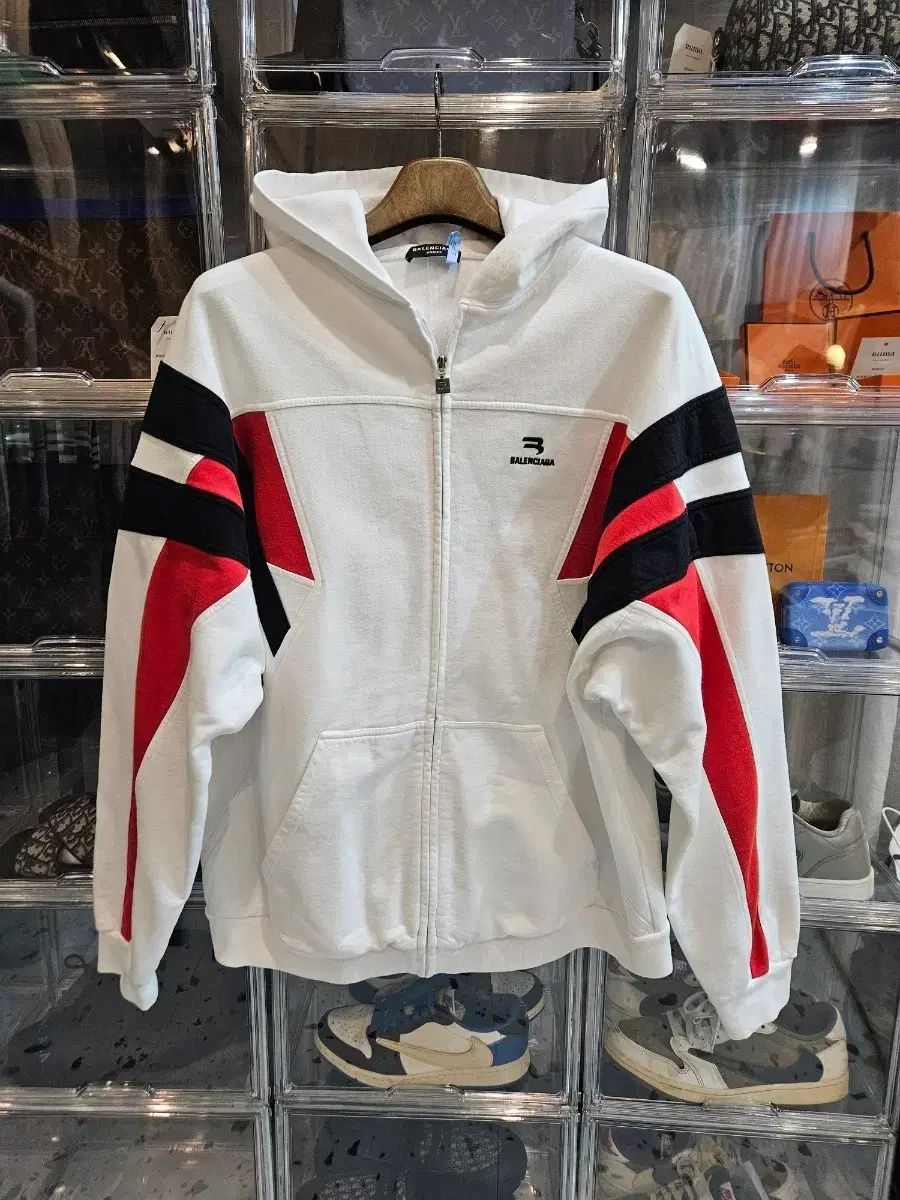 バレンシアガ スポーティーB スーツ トラック フードジップアップ