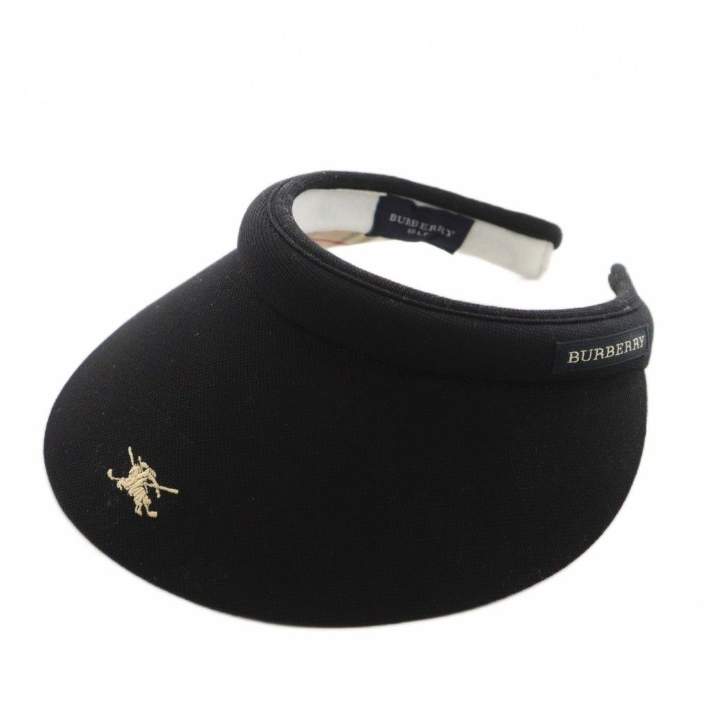 バーバリーゴルフ BURBERRY GOLF サンバイザー 帽子 ノバチェック ロゴ