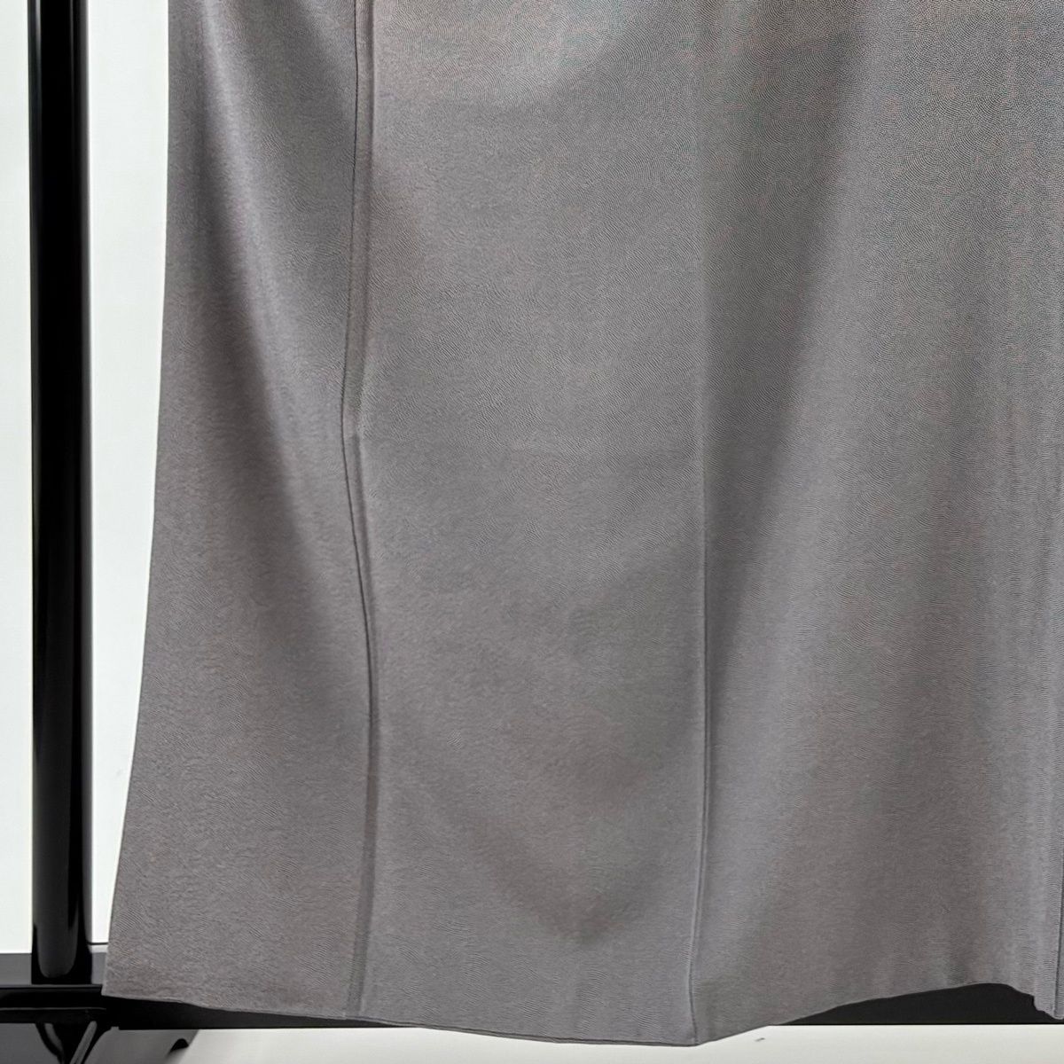 江戸小紋 身丈159.5 cm 裄丈66.5 M 袷 鮫 灰色 正絹