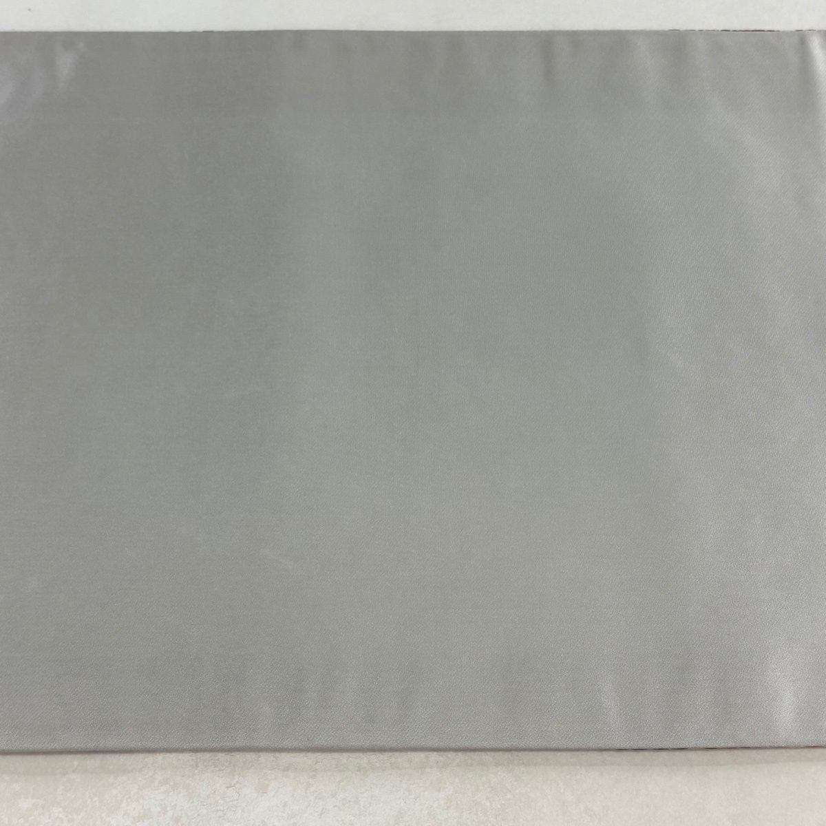 美品】 袋帯 逸品 蜀江華文 向かい鳥 刺繍 金糸 青灰色 全通 正絹