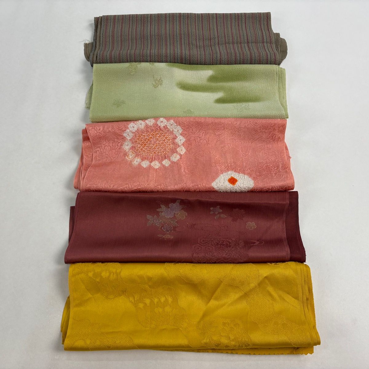 帯揚げ 優品 セット 山吹色 正絹 和装小物