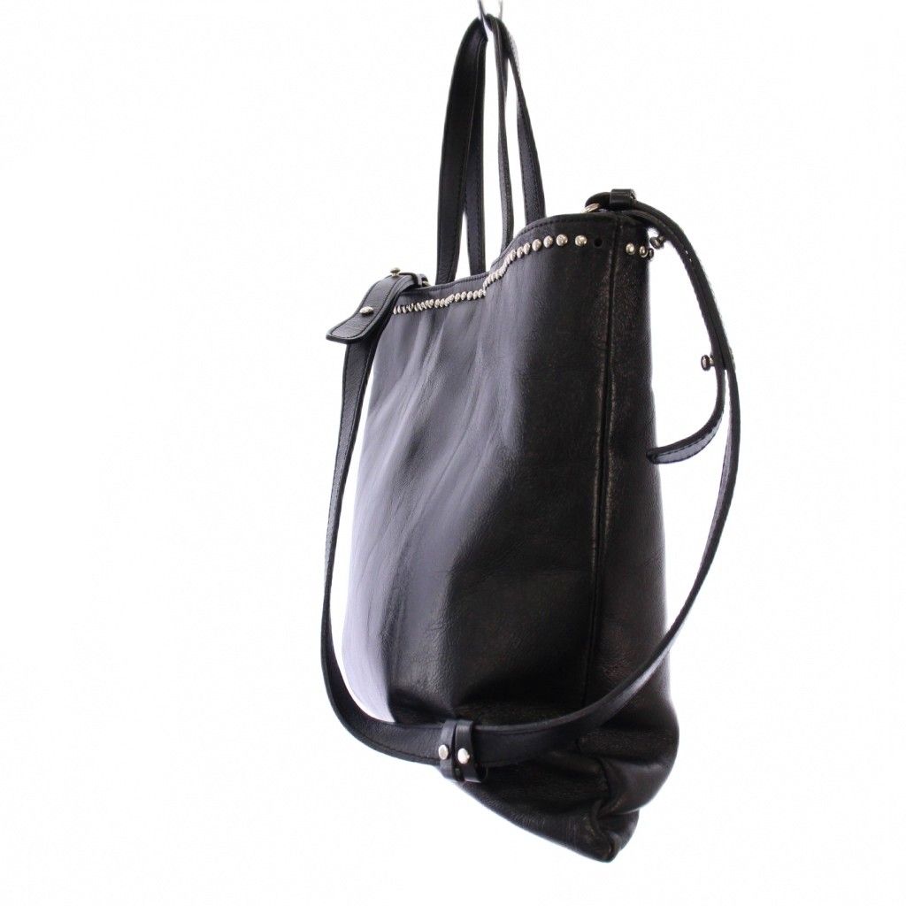 ヨンファ YONFA ハンドバッグ ショルダーバッグ 2WAY スタッズ レザー