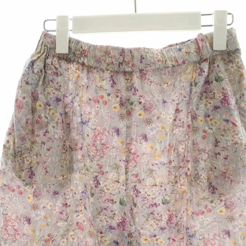 カグレ かぐれ 22SS イージーパンツ ワイドパンツ 花柄 コットン F