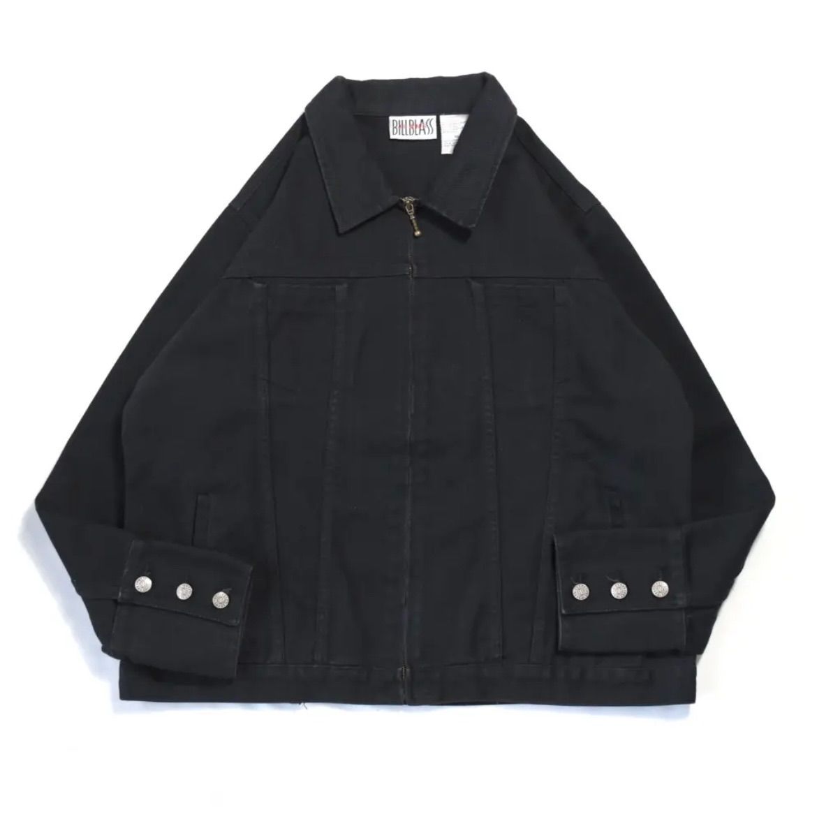 BILL BLASS JEANS BLACK denim jacket ビルブラス ジーンズ ブラック 