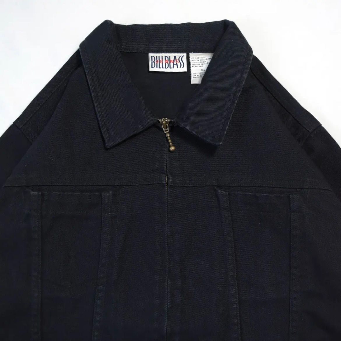 BILL BLASS JEANS BLACK denim jacket ビルブラス ジーンズ ブラック 