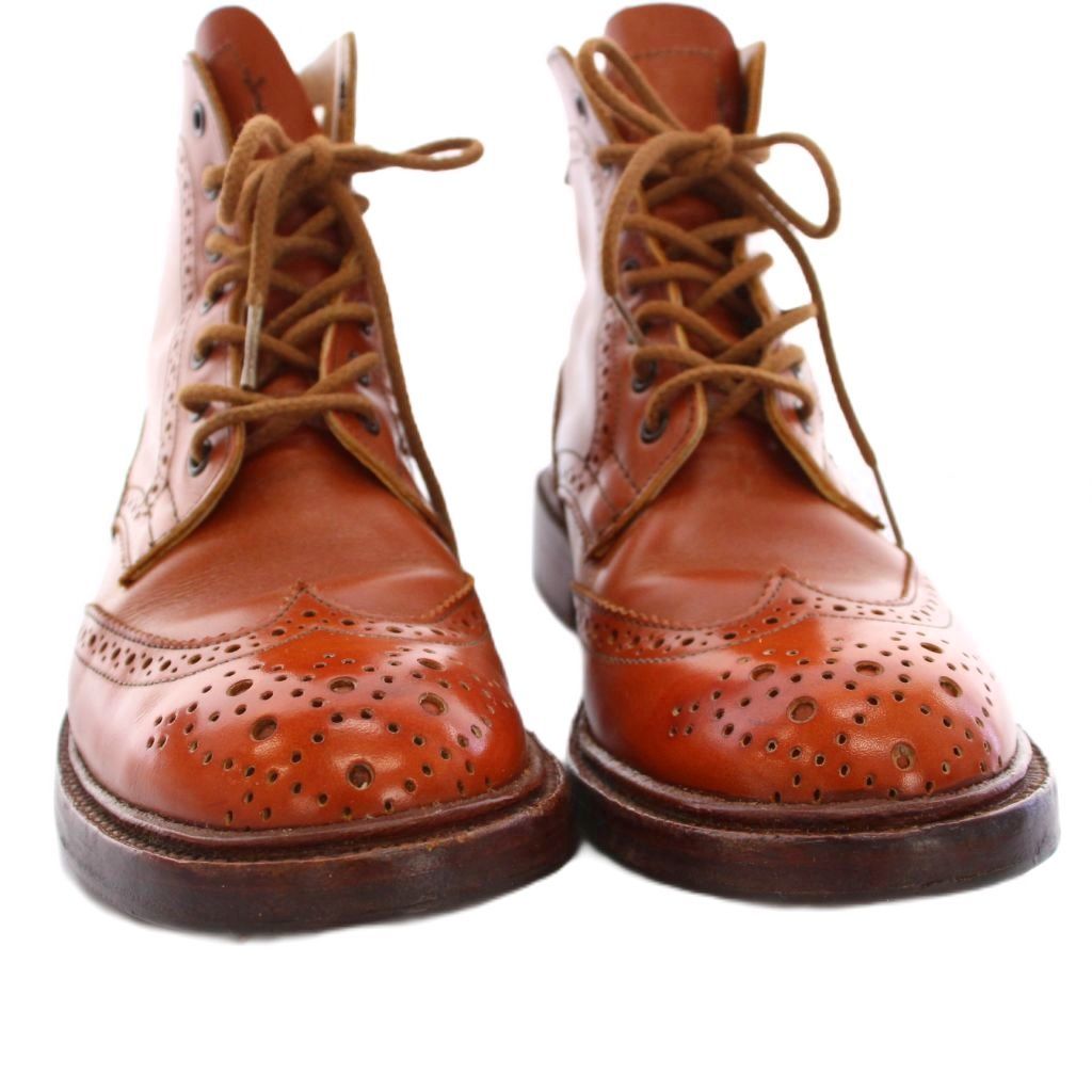 【中古】トリッカーズ TRICKER'S MALTON モールトン カントリーブーツ レースアップ レザー 6 茶 ブラウン L5780 トリッカーズ TRICKER'S MALTON モールトン カントリーブーツ 人気