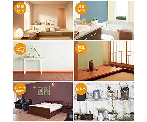  水性かべ紙クロス用 ミディアムグレー 2 L ニス ステイン 塗料 塗装