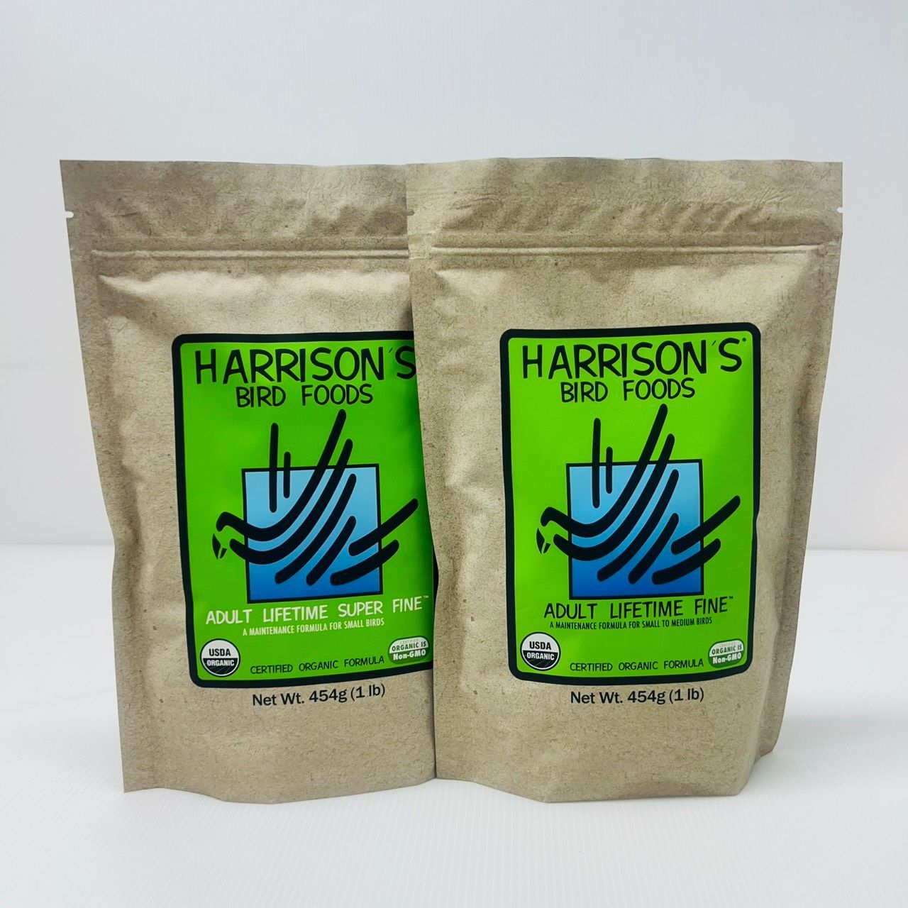ハリソン バードフード アダルトライフタイムスーパーファイン 454g