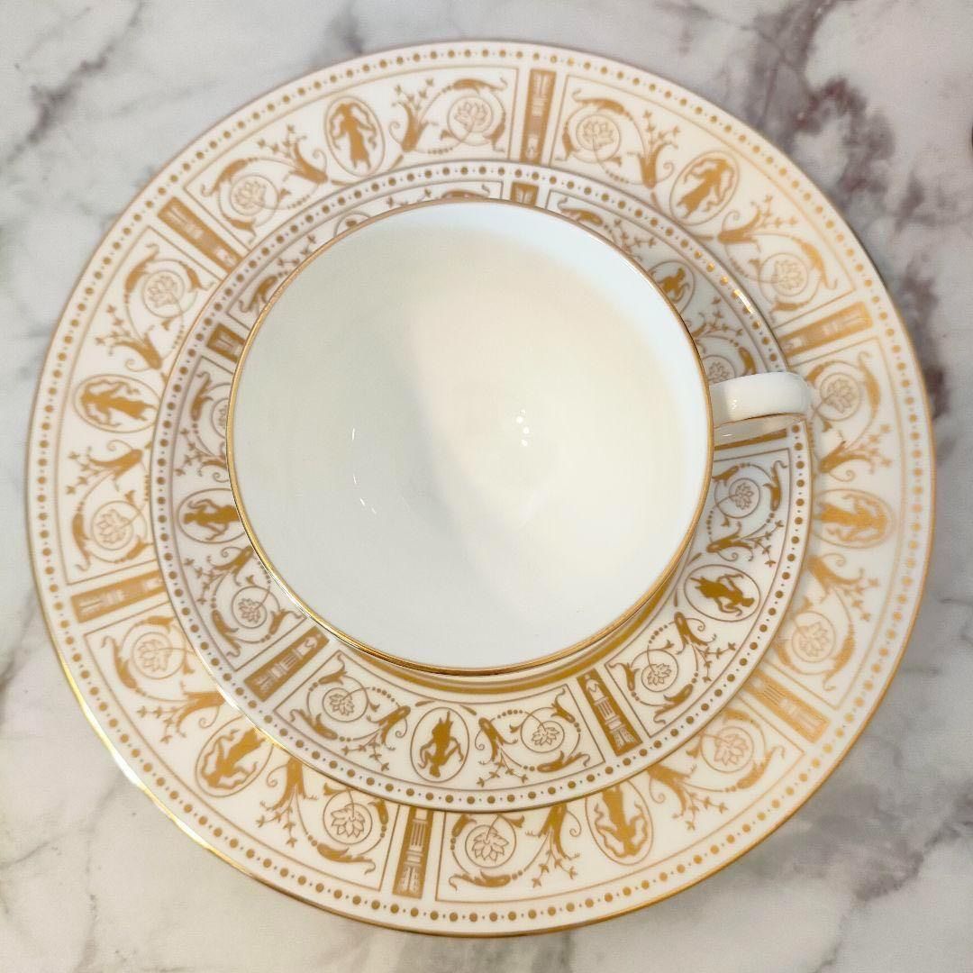 ウェッジウッド ゴールド グレシアン カップ＆ソーサー 紅茶 Cup 廃盤