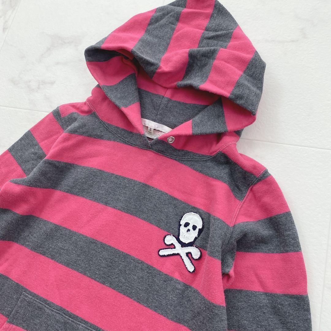 MARK&LONA スカル パーカーワンピース ボーダー 人気ゴルフブランド