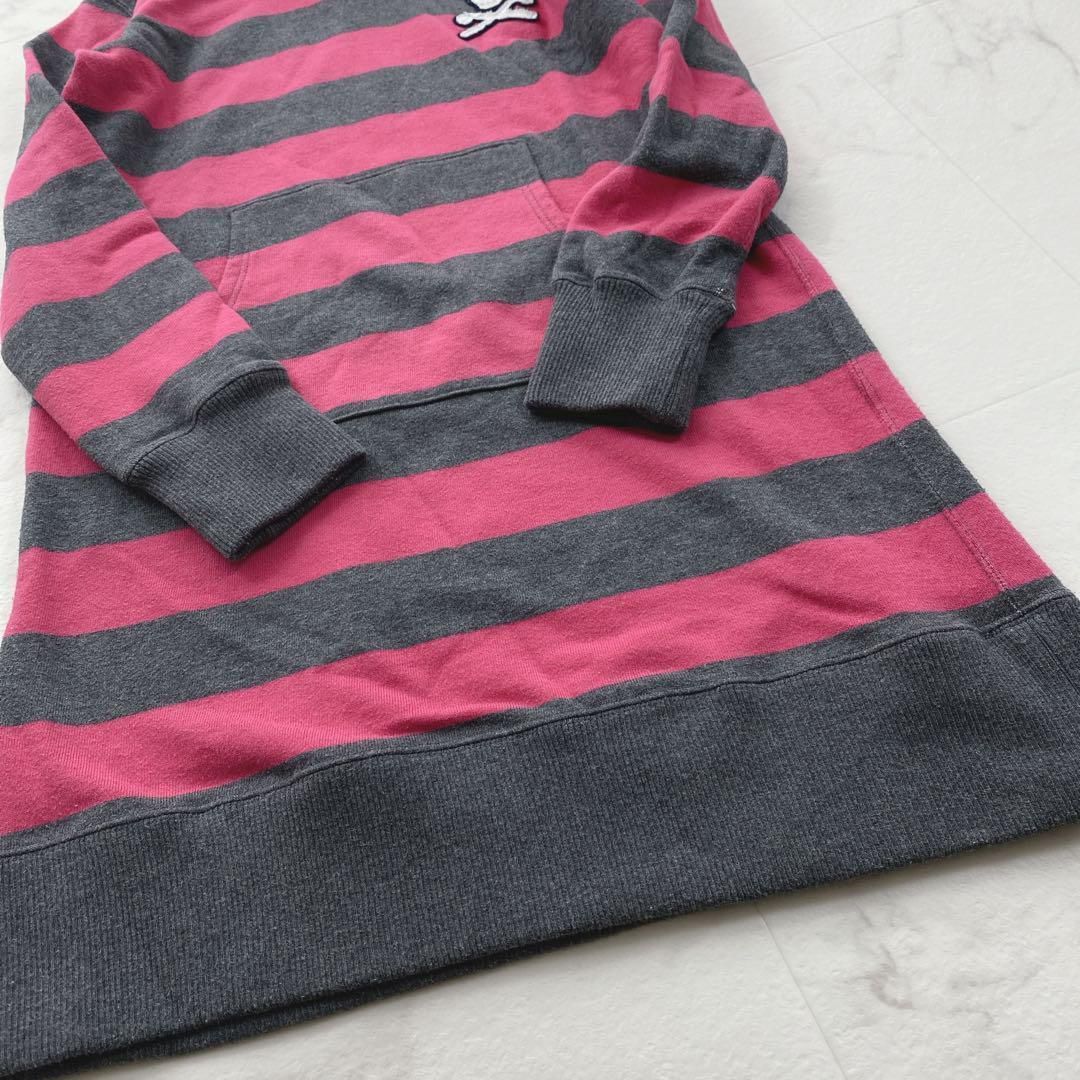 MARK&LONA スカル パーカーワンピース ボーダー 人気ゴルフブランド