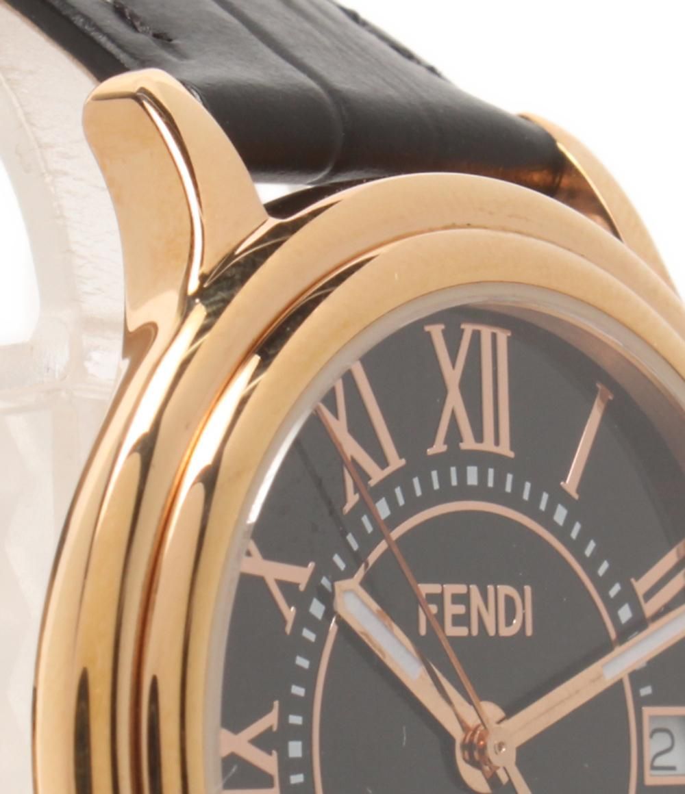 フェンディ 腕時計 クラシコ 25400L クオーツ ブラック メンズ FENDI