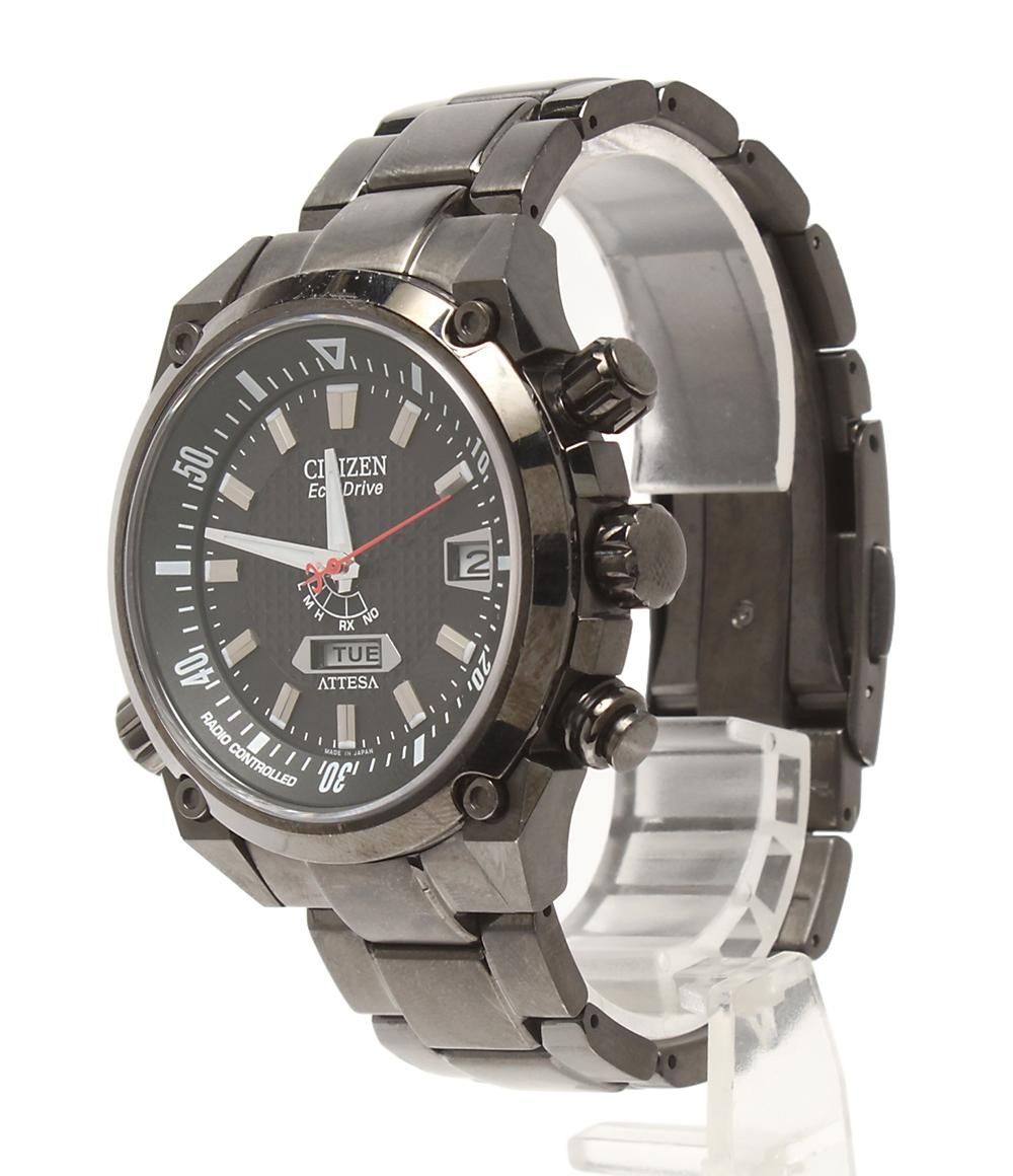 シチズン 腕時計 アテッサ ATTESA H 106 T 013431 ソーラー ブラック メンズ CITIZEN