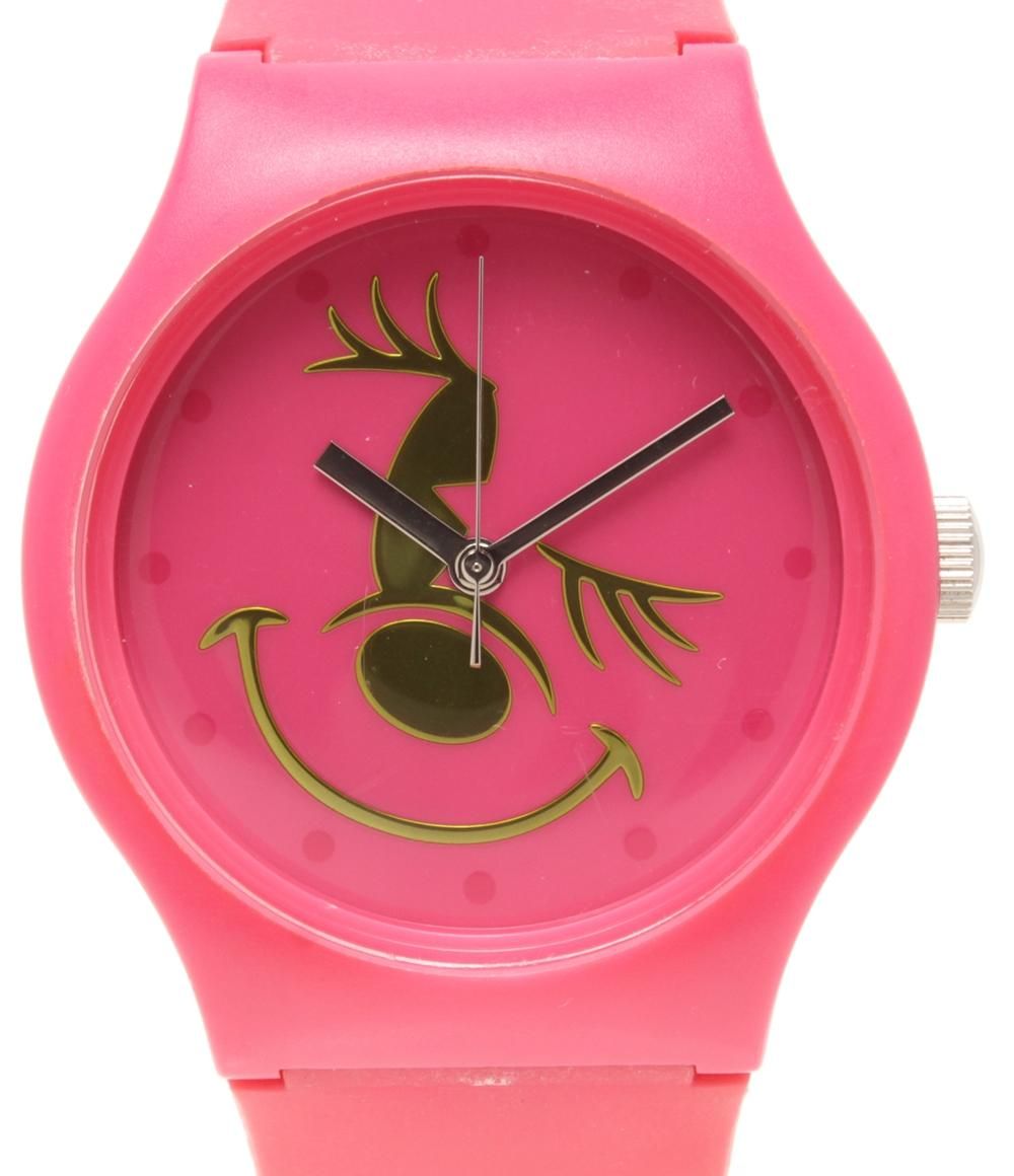 ディズニー 腕時計 ミニーフェイス クオーツ ピンク レディース メンズ