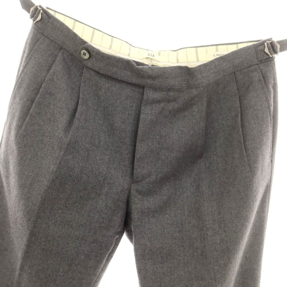 ジーティーアー G.T.A Herrick ウール ドレススラックスパンツ グレー サイズ50 メンズ