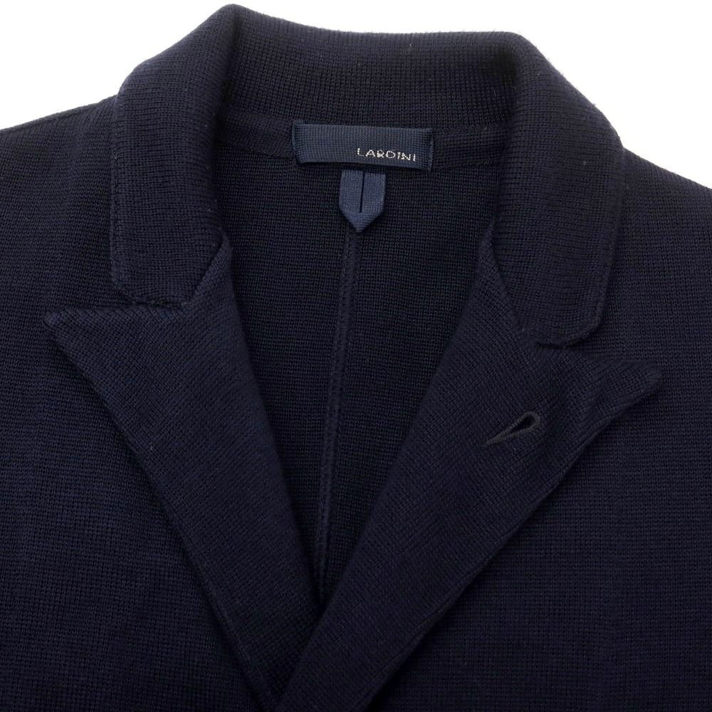 ラルディーニ 工場 LARDINI ウール ダブル ニットジャケット ラルディーニ 工場 LARDINI ウール ダブル ニットジャケット