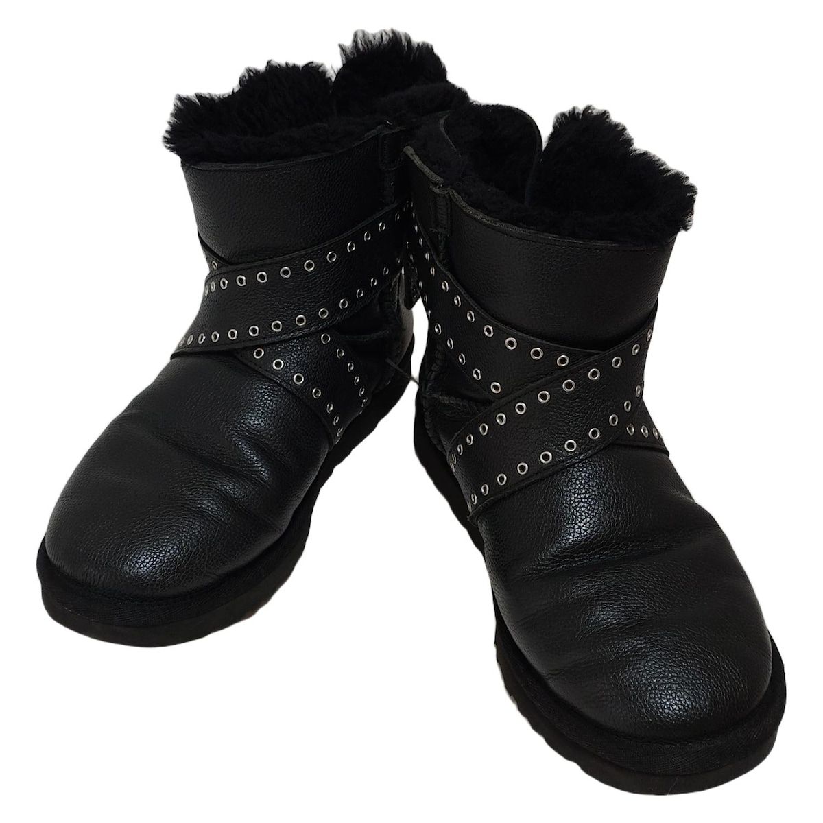 UGG(アグ) ショートブーツ 24 レディース キャメロン 1016298 黒