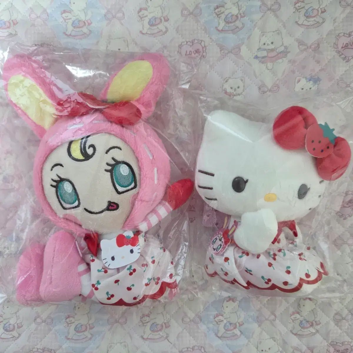 メゾピアノ サンリオ ハローキティ ベリエちゃん ぬいぐるみ キーホルダー セット