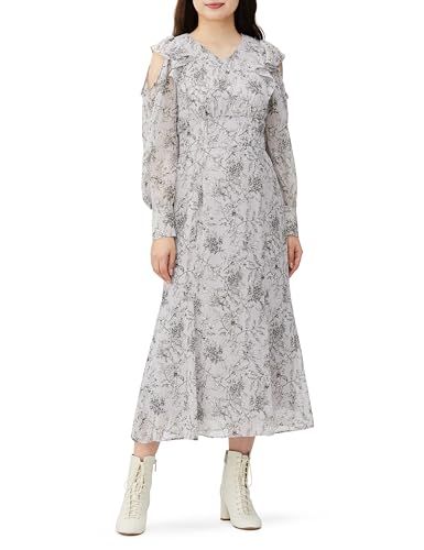 ナチュラルビューティーベーシック カットオフプリントワンピース