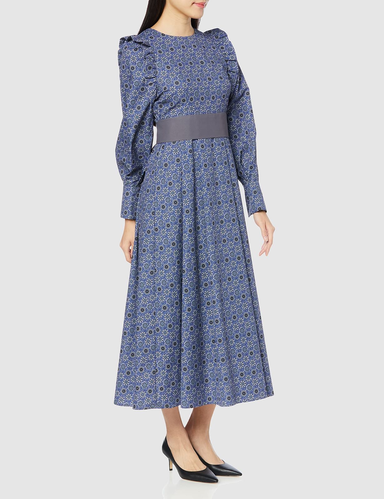 ボタニカル柄ワンピース