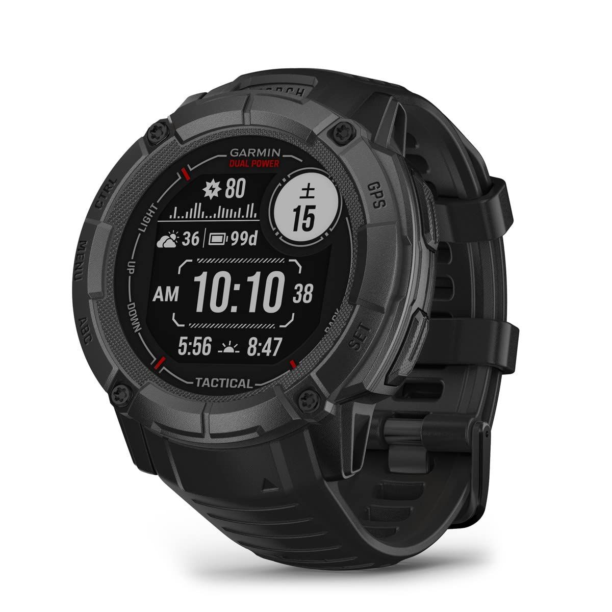 ガーミン GARMIN Instinct 2 X Dual Power Tactical Edition Black タフネスGPSスマートウォッチ Suica対応 防水 防塵 耐熱 ストレス値 心拍数 登山 日本