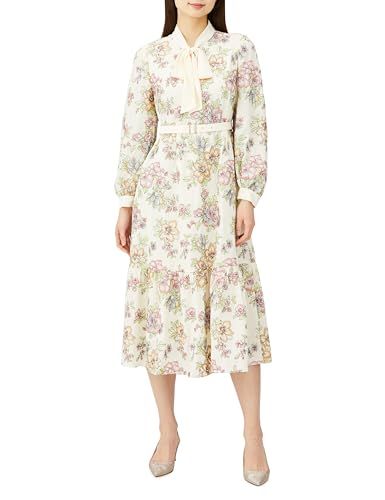 グレースコンチネンタル ﾌﾗﾜｰ刺繍ﾎﾞｳﾀｲﾜﾝﾋﾟｰｽ