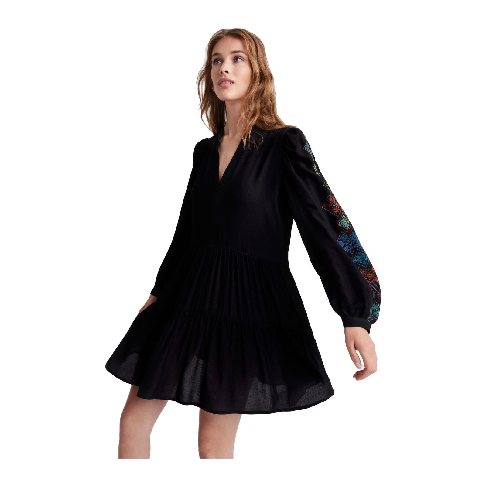 デシグアル カジュアルドレス CALENDULA レディース グレー ブラック XS