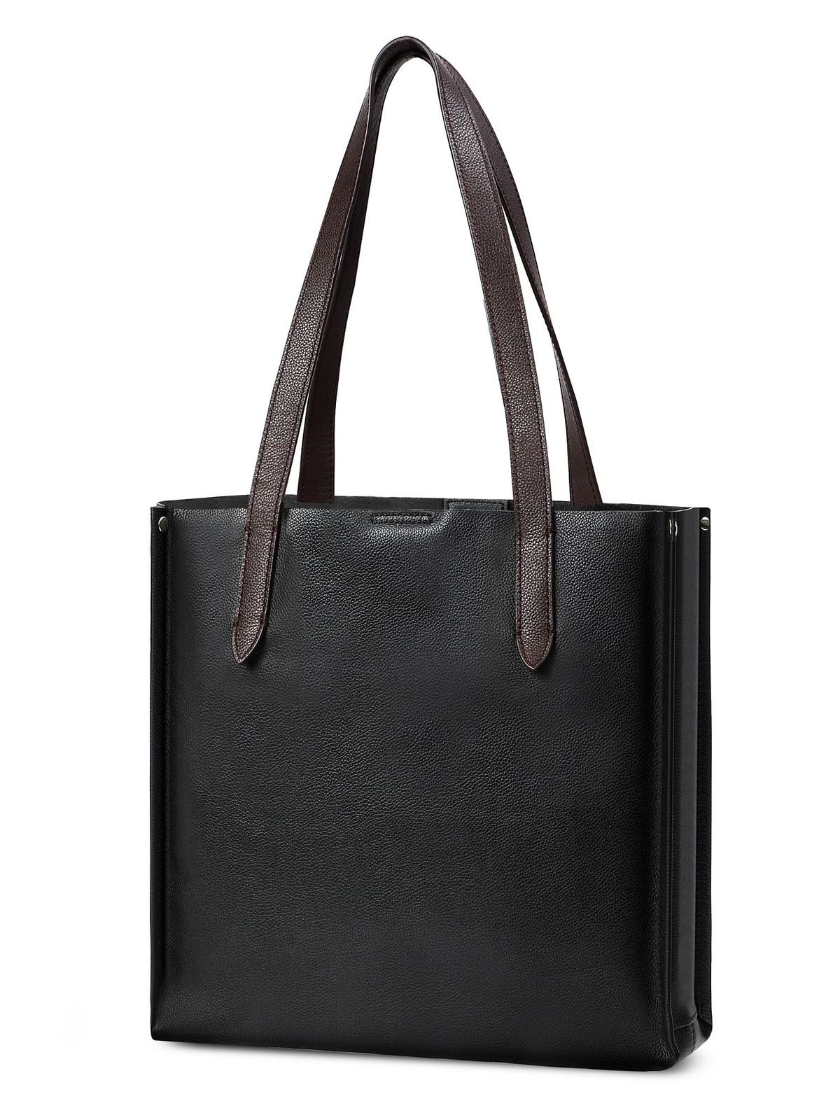 ムラ トートバッグ メンズ シュリンクレザー 大容量 本革 ブラック