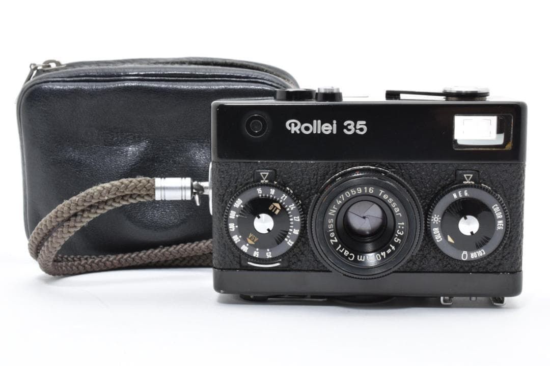 648 超 Rollei ローライ 35 Carl Zeiss カールツァイス ブラック ドイツ製 フィルムカメラ