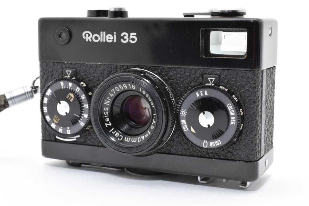 648 超 Rollei ローライ 35 Carl Zeiss カールツァイス ブラック ドイツ製 フィルムカメラ