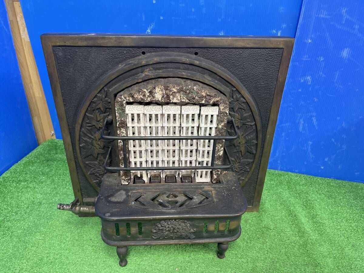 Z 719ヤ ガスストーブ レトロ ビンテージ 約 46 ×18 × 43.5㎝ 未 店頭手渡しOK 2512